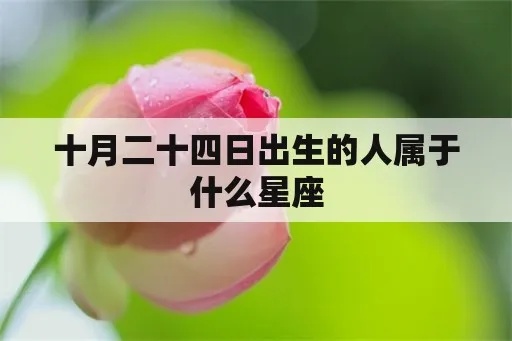 10月2号生日星座是什么,10月2日出生的人特点是什么