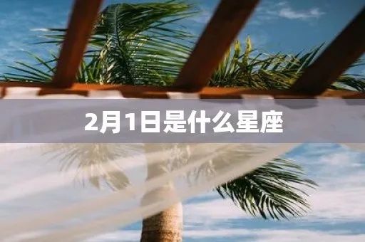 2月1日什么星座（2月1日出生人群的星座分析）