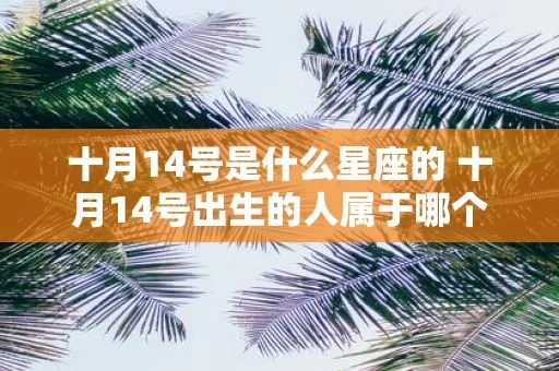 10月4号什么星座（10月4日出生的人属于哪个星座）