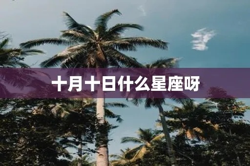 十月十号什么星座（根据生日日期确定星座）