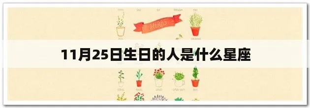 11月25是什么星座（11月25日出生的人属于什么星座）