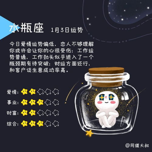 1月3是什么星座（1月3日生日星座解析）