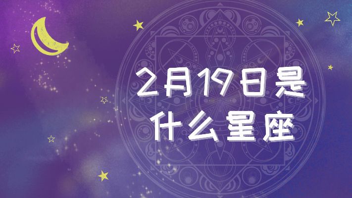 2月19日是什么星座的？2月19日星座性格特点详解