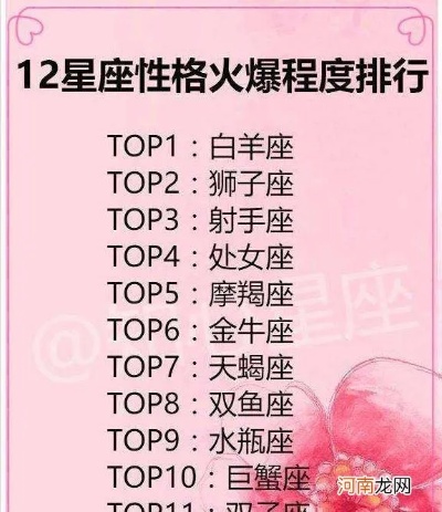 什么星座适合你,十二星座性格特点大揭秘