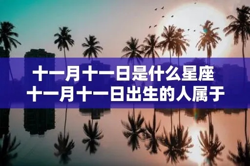 十一月五日是什么星座（十一月五日生日的人属于什么星座）