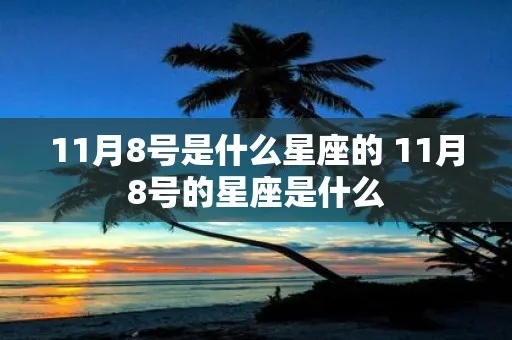 十一月八号什么星座（黄道十二宫星座查询）