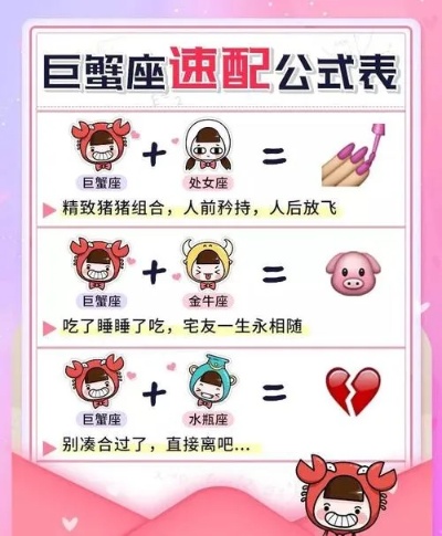 巨蟹女和哪个星座最配,巨蟹座恋爱指南