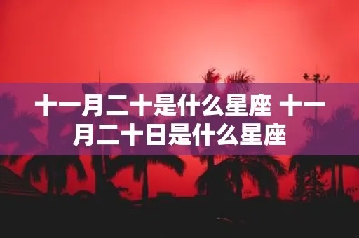 十一月二日什么星座（十一月二日出生的人是什么星座）