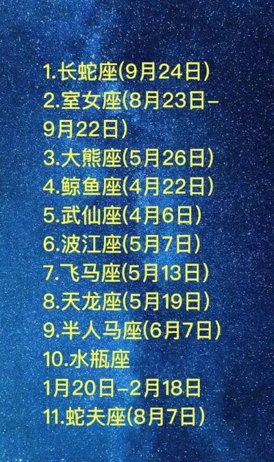 1月26日是什么星座（1月26日生日的人属于哪个星座）