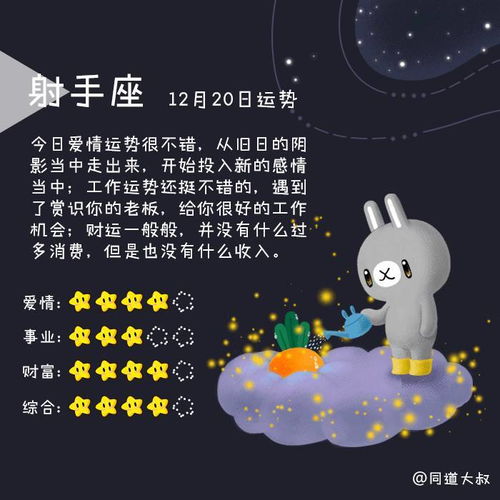 12月20日出生的人是什么星座，12月20日星座运势分析