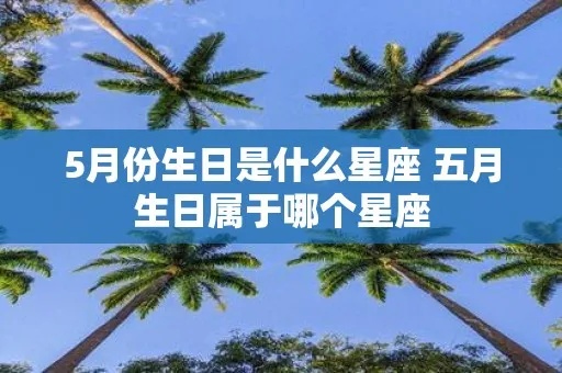 5月是什么星座（5月份出生的人属于哪个星座）