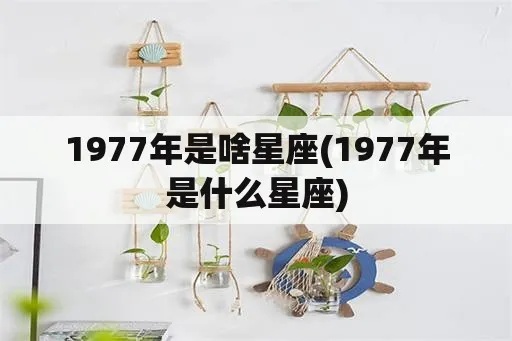 1977是什么星座（1977年出生人群的星座分析）