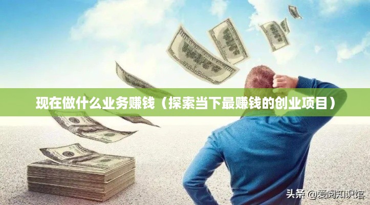 现在做什么业务赚钱（探索当下最赚钱的创业项目）