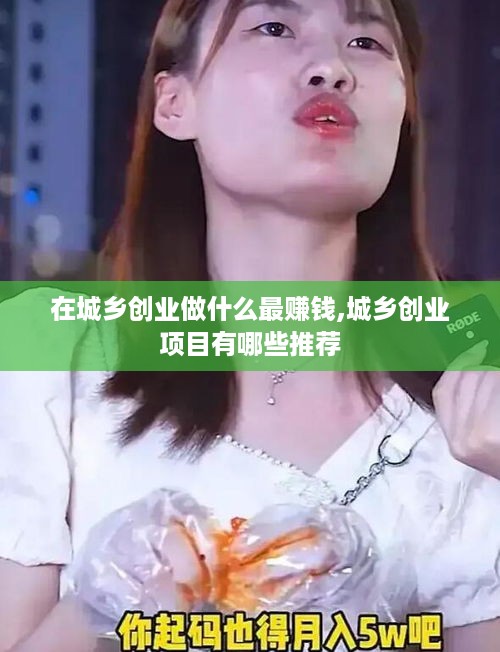 在城乡创业做什么最赚钱,城乡创业项目有哪些推荐