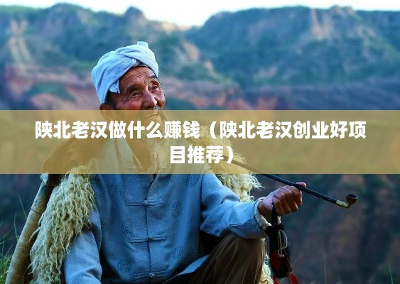 陕北老汉做什么赚钱（陕北老汉创业好项目推荐）