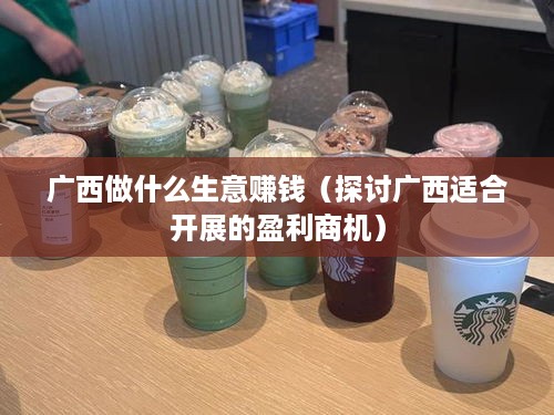 广西做什么生意赚钱（探讨广西适合开展的盈利商机）