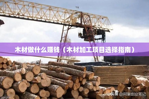 木材做什么赚钱（木材加工项目选择指南）