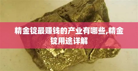精金锭最赚钱的产业有哪些,精金锭用途详解