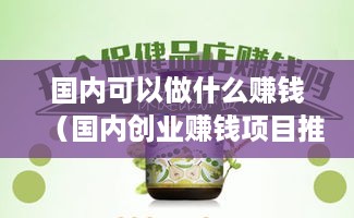 国内可以做什么赚钱（国内创业赚钱项目推荐）