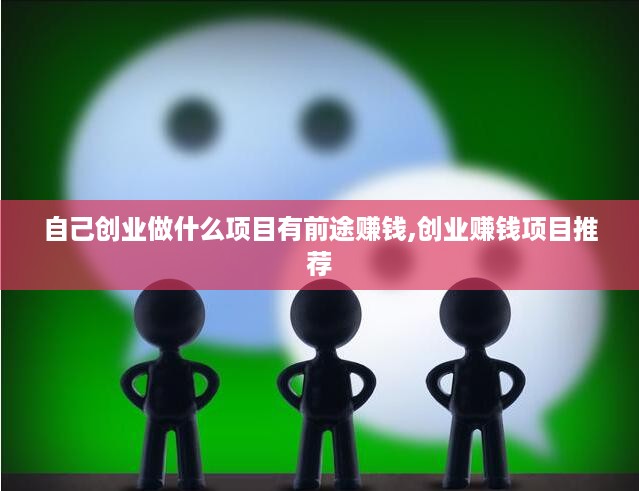 自己创业做什么项目有前途赚钱,创业赚钱项目推荐