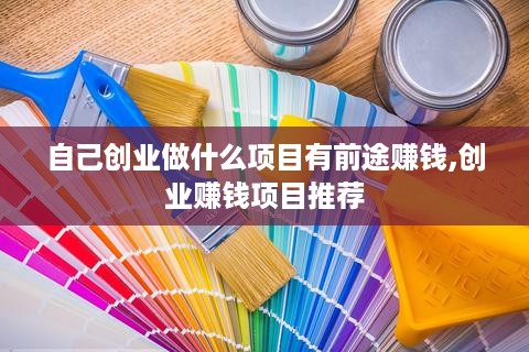 自己创业做什么项目有前途赚钱,创业赚钱项目推荐
