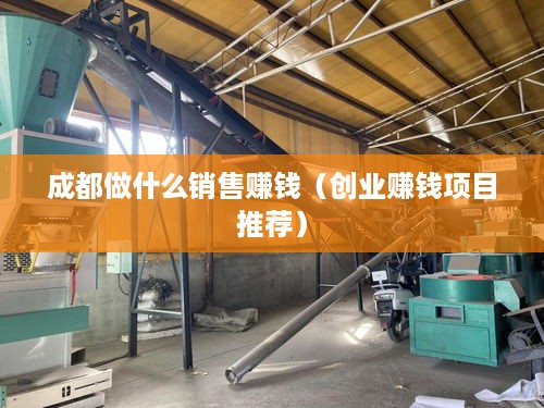 成都做什么销售赚钱（创业赚钱项目推荐）