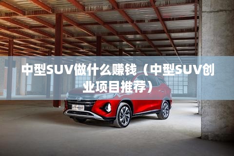 中型SUV做什么赚钱（中型SUV创业项目推荐）