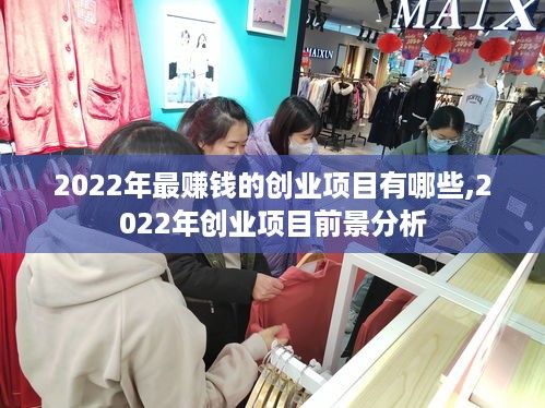 2022年最赚钱的创业项目有哪些,2022年创业项目前景分析