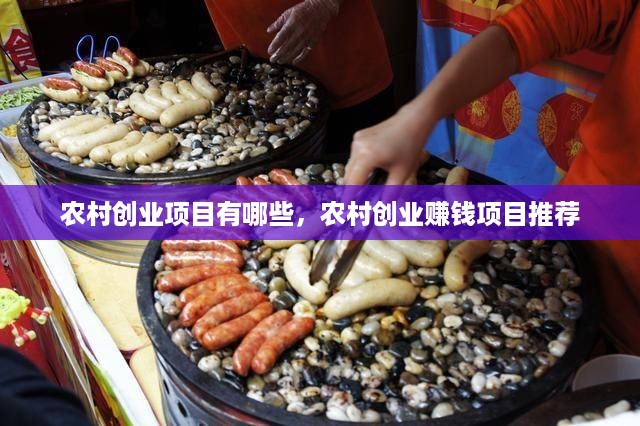 农村创业项目有哪些，农村创业赚钱项目推荐