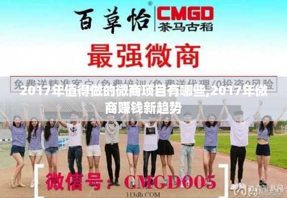 2017年值得做的微商项目有哪些,2017年微商赚钱新趋势