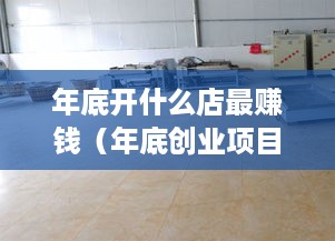 年底开什么店最赚钱（年底创业项目推荐）