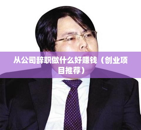 从公司辞职做什么好赚钱（创业项目推荐）