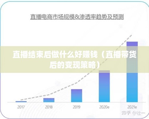 直播结束后做什么好赚钱（直播带货后的变现策略）