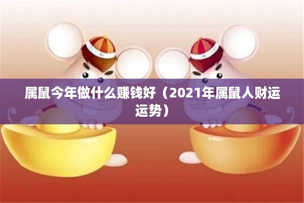 属鼠今年做什么赚钱好（2021年属鼠人财运运势）