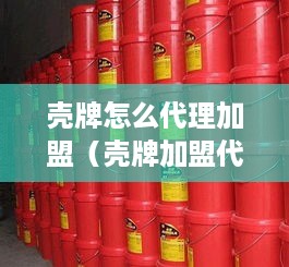 壳牌怎么代理加盟（壳牌加盟代理详细流程）