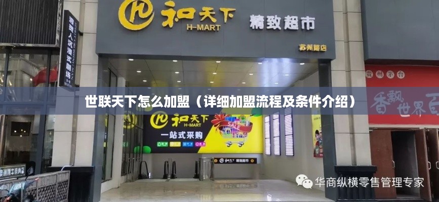 世联天下怎么加盟（详细加盟流程及条件介绍）