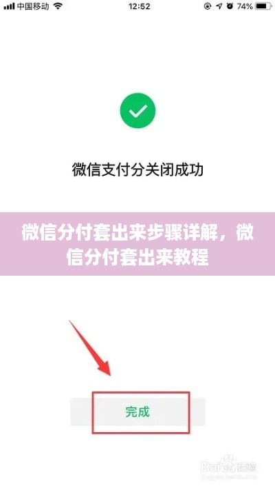 微信分付套出来步骤详解，微信分付套出来教程