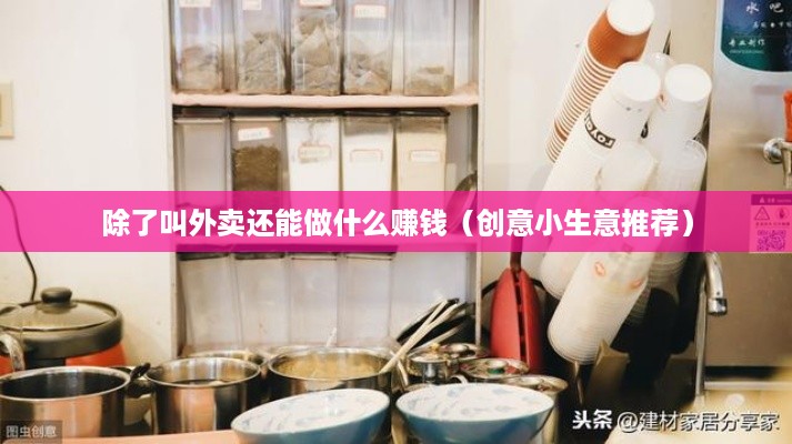 除了叫外卖还能做什么赚钱（创意小生意推荐）