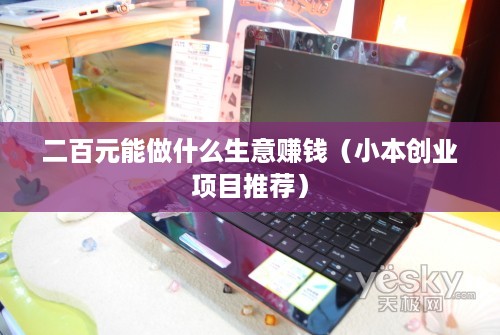二百元能做什么生意赚钱（小本创业项目推荐）