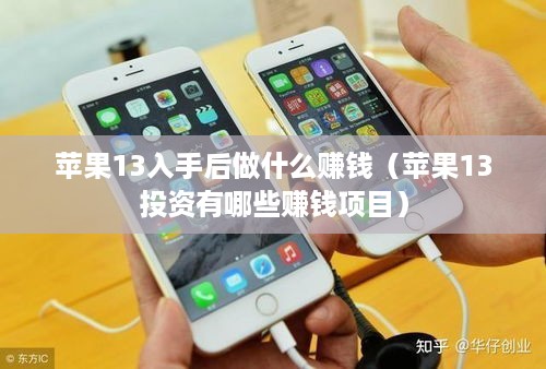 苹果13入手后做什么赚钱（苹果13投资有哪些赚钱项目）