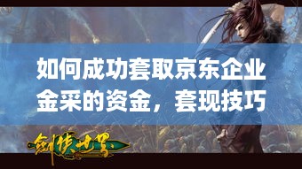 如何成功套取京东企业金采的资金，套现技巧大揭秘