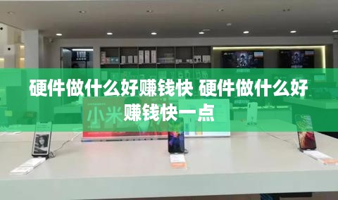 硬件做什么好赚钱快 硬件做什么好赚钱快一点