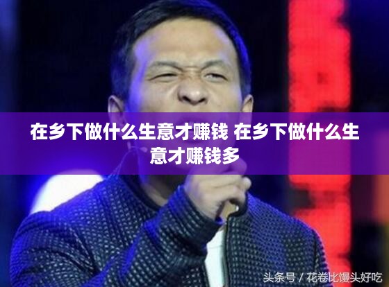 在乡下做什么生意才赚钱 在乡下做什么生意才赚钱多
