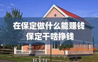 在保定做什么能赚钱 保定干啥挣钱