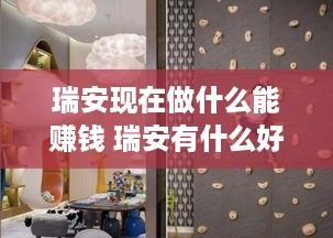 瑞安现在做什么能赚钱 瑞安有什么好工作
