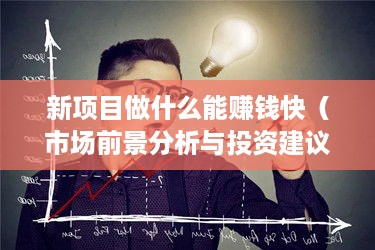 新项目做什么能赚钱快（市场前景分析与投资建议）