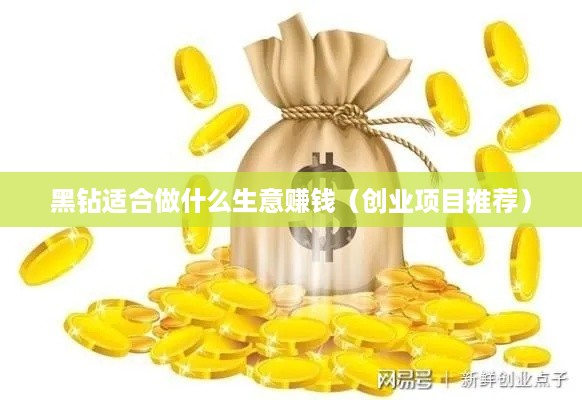 黑钻适合做什么生意赚钱（创业项目推荐）