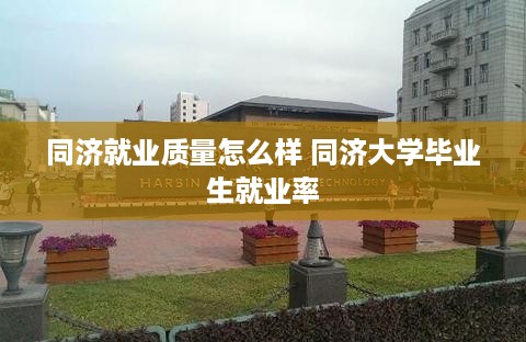 同济就业质量怎么样 同济大学毕业生就业率