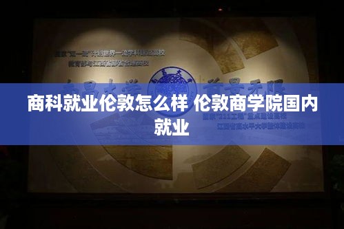 商科就业伦敦怎么样 伦敦商学院国内就业