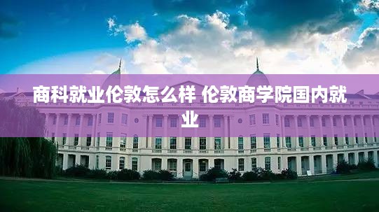 商科就业伦敦怎么样 伦敦商学院国内就业